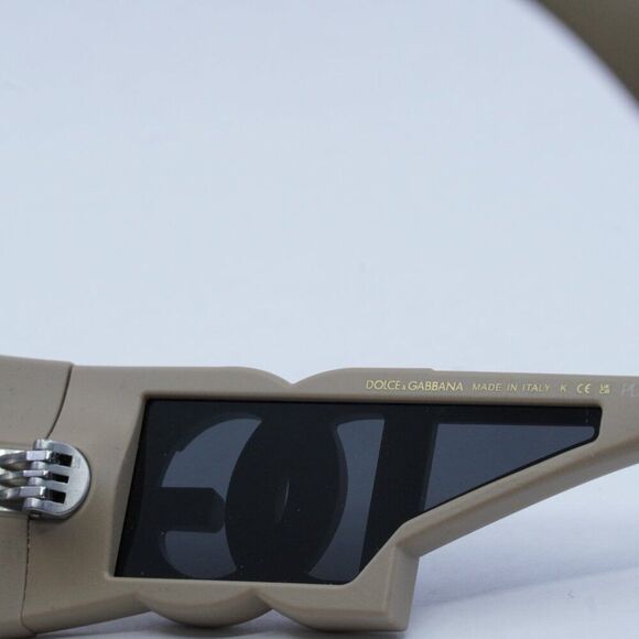 🕶️ New Dolce & Gabbana DG6198 329287 Sunglasses - Rubberized Beige Frame - Picture 6 of 10